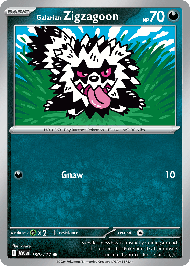 Galarian Zigzagoon